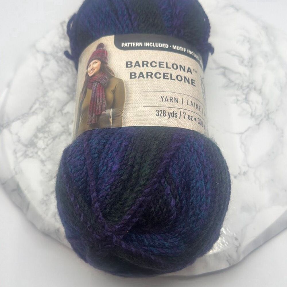 BARCELONA Acrylic “Opulence” Color Yarn- 1 Skein NEW!